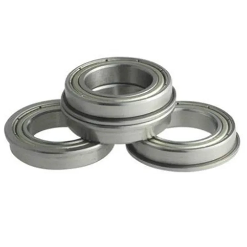 50pcs/100pcs F6702ZZ 15*21*4mm flange thin wall deep groove ball bearing 15x21x4mm F6702Z Flanged bearing 3d printer