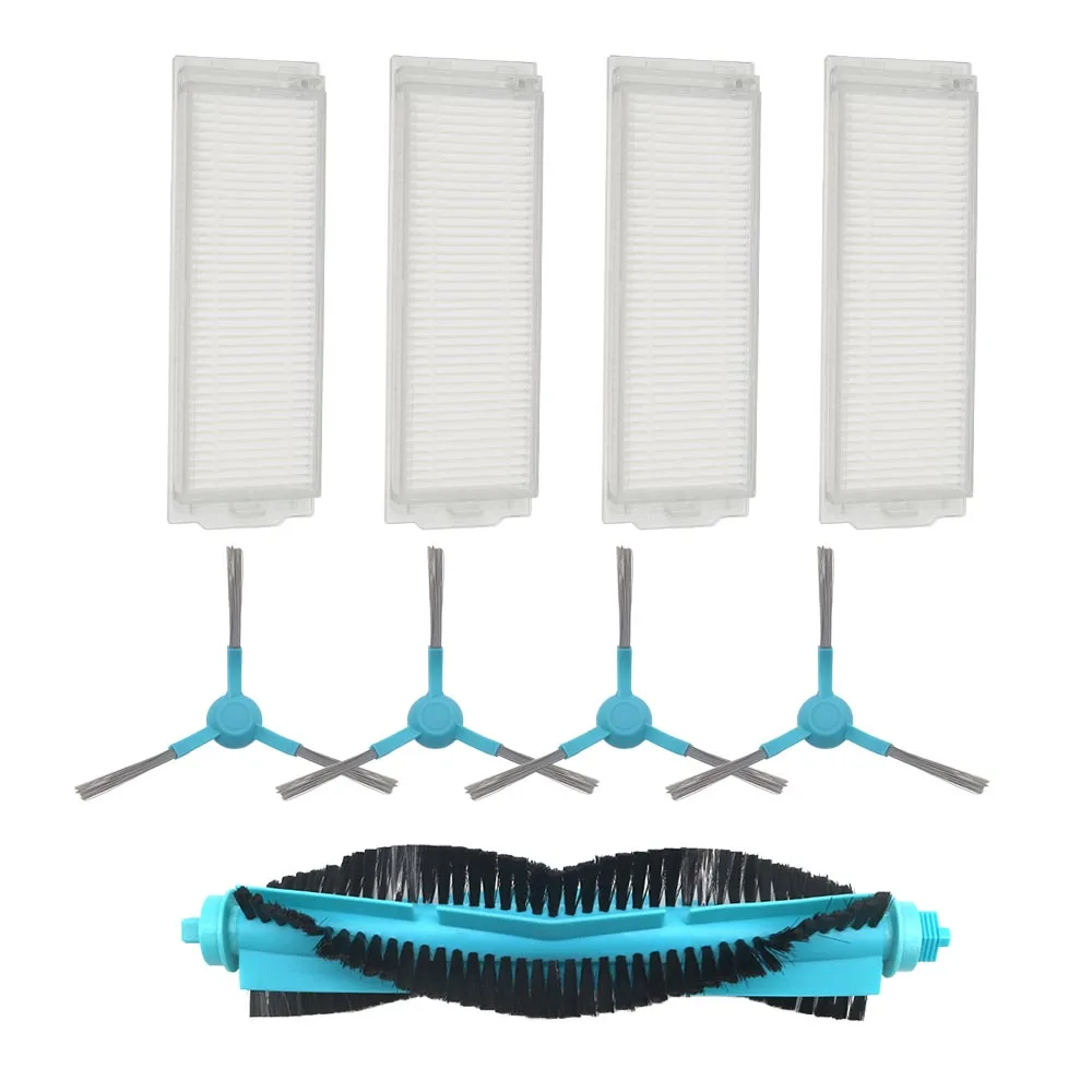 HEPA-фильтр, роликовая щетка, подушечки для швабры, ткань для Cecotec Conga 3290 3490 3690, запасные части для пылесоса, комплекты для замены боковой щетки