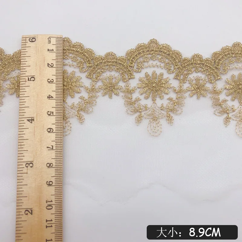 water-soluble wedding dress accessories DIY Lurex mesh embroidery lace Lolita children\'s underwear fabric materials lace