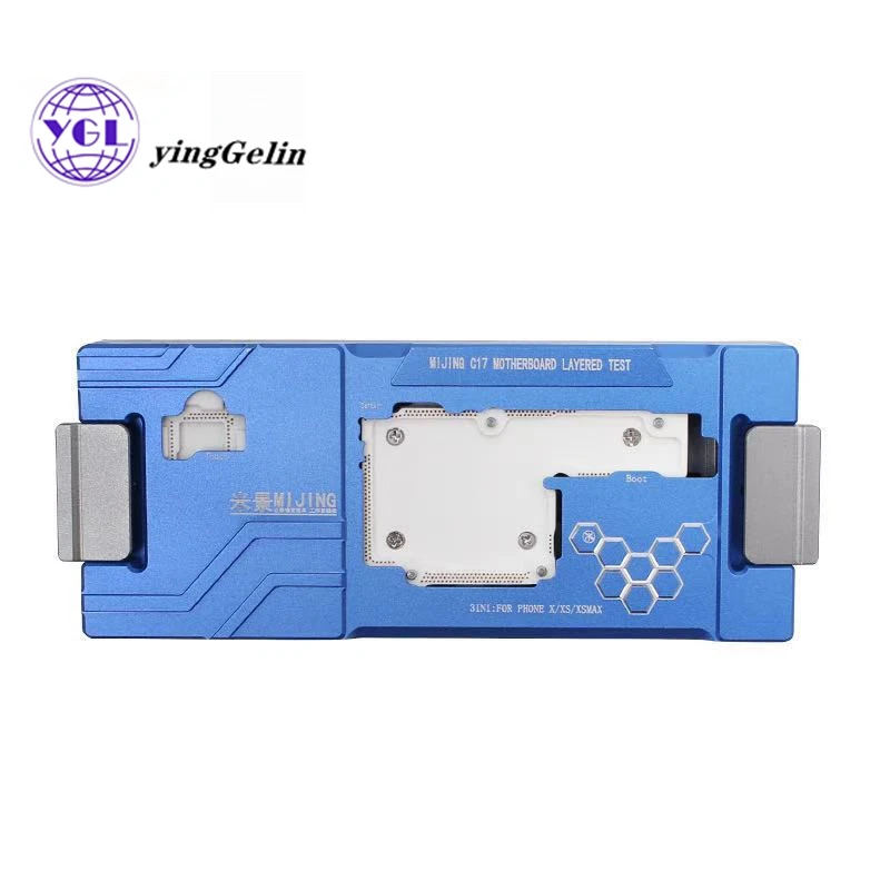 3 in 1 MJ C17 Motherboard Layered Testing Fixture For phone X XS XSMAX Logic Board Fast Diagnostic Repair