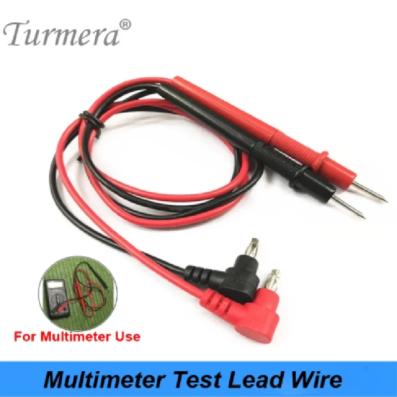 Turmera 1 paio portatile 1000V 10A cavo penna cavo universale 70cm multimetro digitale Test per misuratore di tensione Test aghi