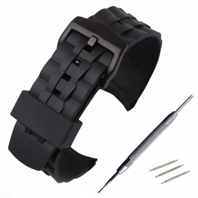 

Silicone Rubber Watchband for Edifice EF550 EF552 Replacement Watch Band Sport Strap Stainless Steel Buckle Wrist Bracelet