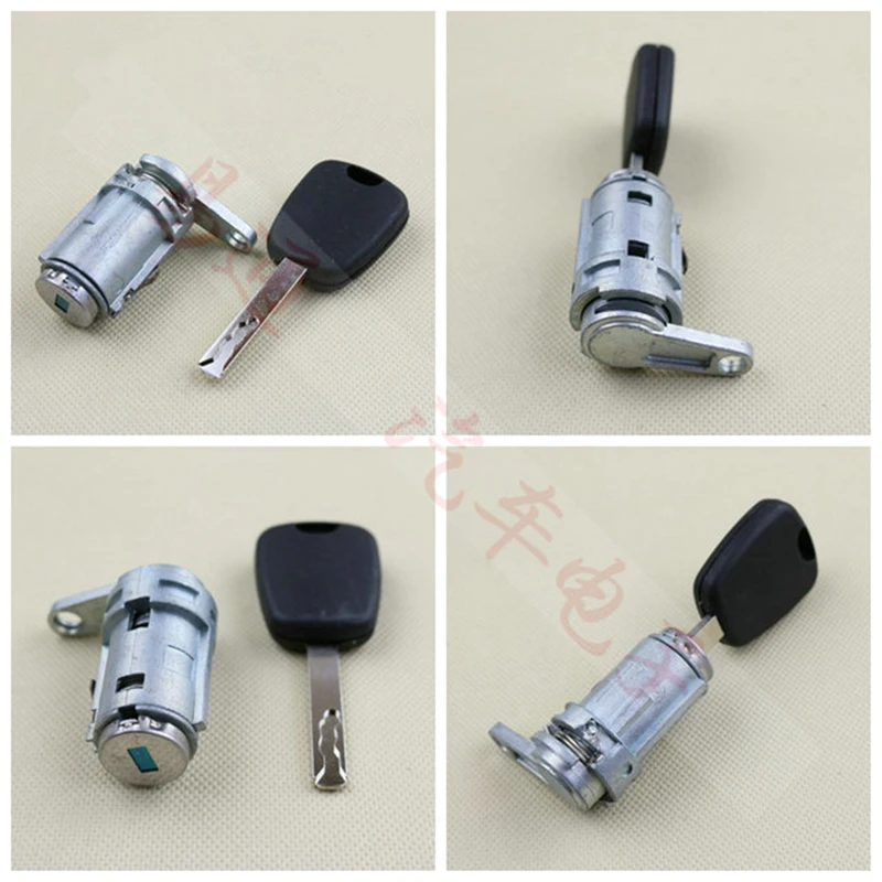 CHKJ For Peugeot Old 307 Left Door Lock Without Side Slot Left Front Door Lock-ignition Lock-full Car Lock