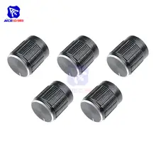 10 pcs black metal potentiometer knobs #3