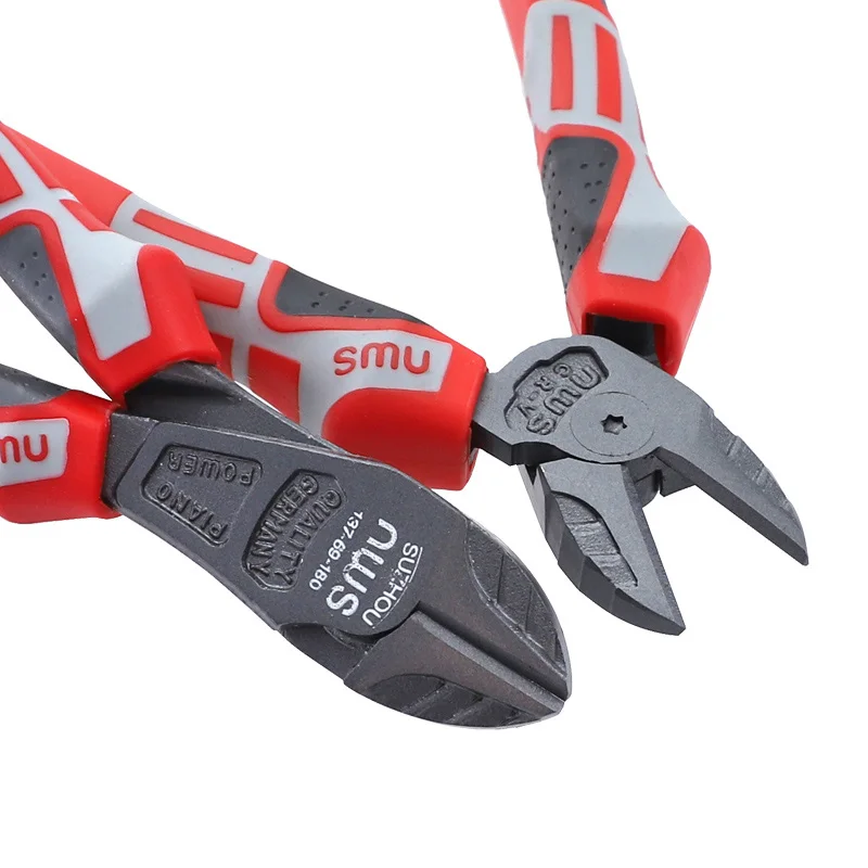 Wire Cutter 6” 7” 8” Industrial Grade CR-V Side Cutters Multifunctional Needle Nose Pliers Cutting Tools for Electrician