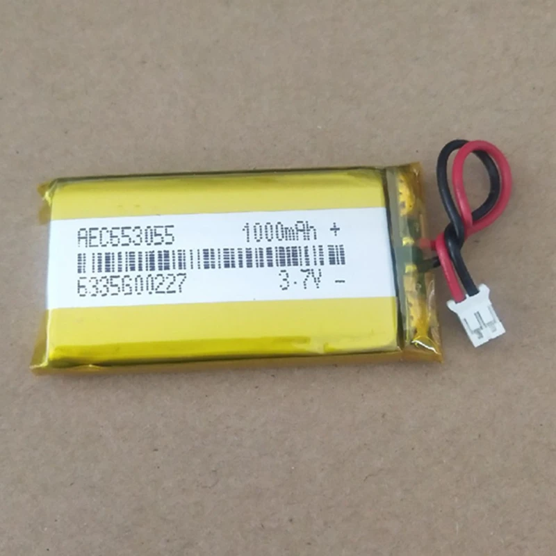 Limited Stock Retail 1000mAh 3.7V  AEC653055 Rechargeable Battery Size:55*28*6.5mm High Quality