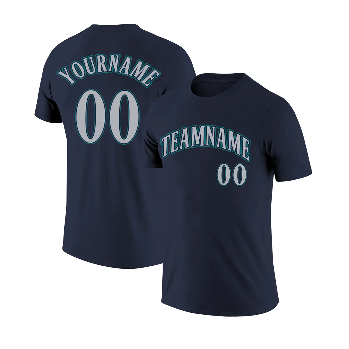 Custom T-shirts Sportwear Full Sublimated Team Name and Numbers Make Your Own Breathable Soft Quick-dry Street Shirts