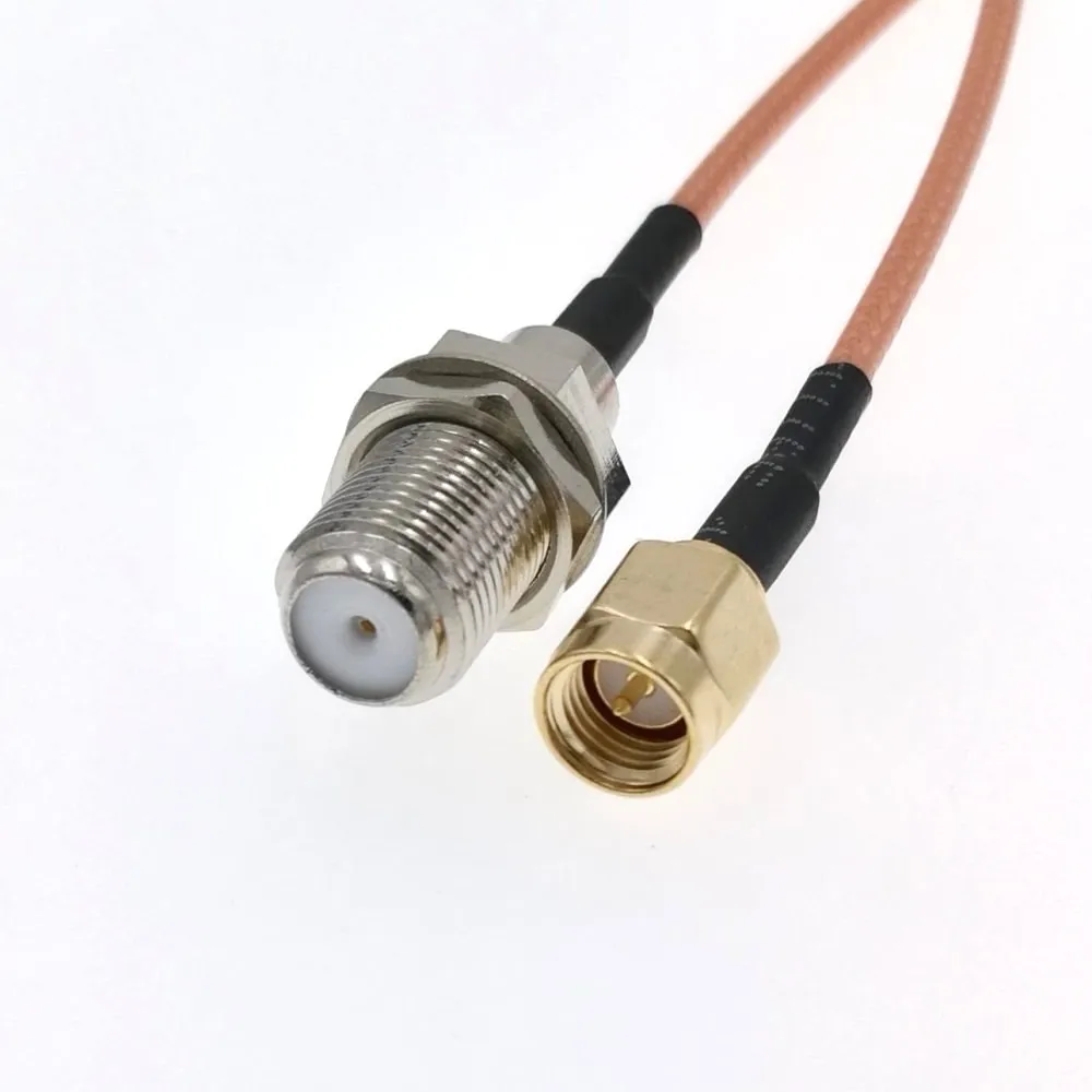 SMA-F Extension Cord SMA Male to F Female RG316 Adapter Coaxial Pigtail Cable 15cm 20cm 1PCS