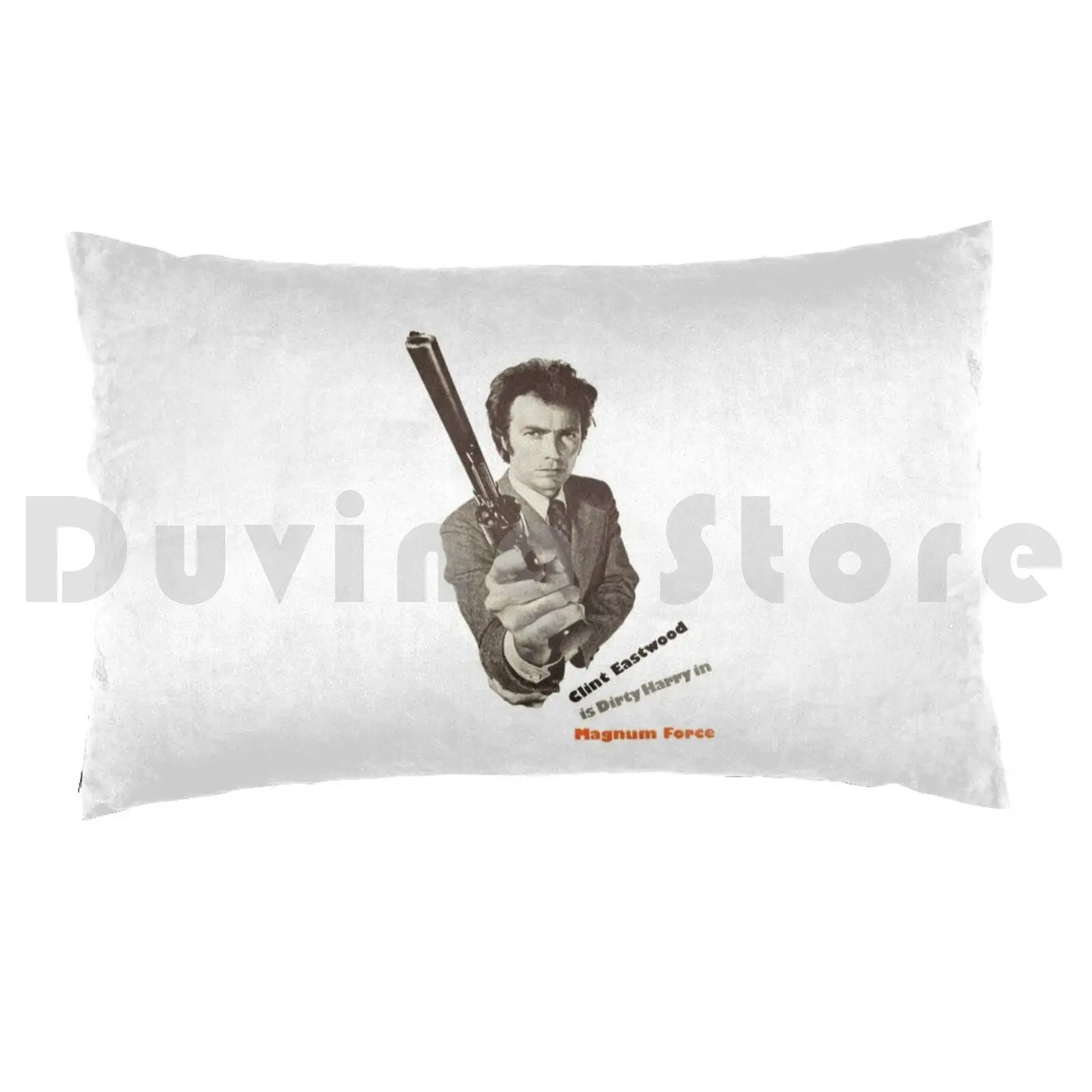 Dirty Harry By Clint Pillow Case DIY 50*70 Clint Eastwood Clint Western Eastwood Cowboy Movie Good Bad