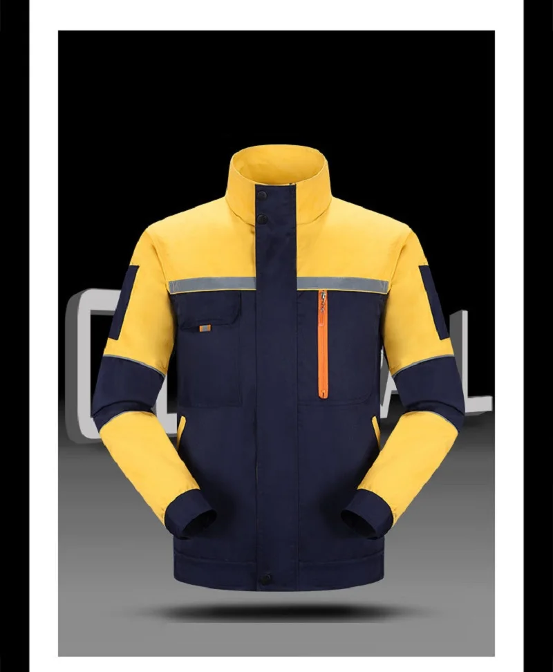 Ropa de trabajo para hombres, uniformes de trabajo de manga larga, ropa de trabajo resistente al desgaste, trajes de trabajo mecánicos para taller de fábrica, monos