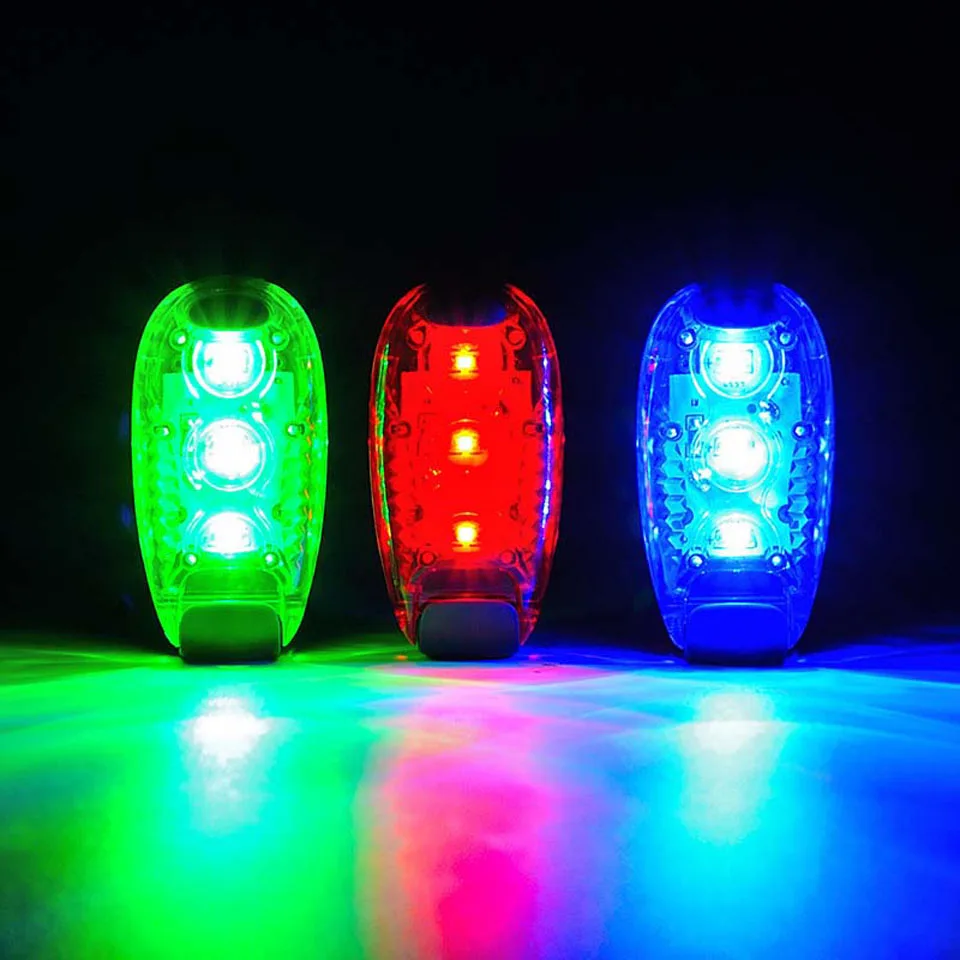 LED Safety Cycling Lights Running Walking Bicycle Bike Light Runner Best Flashing Warning Lamp for Helmet Backpack