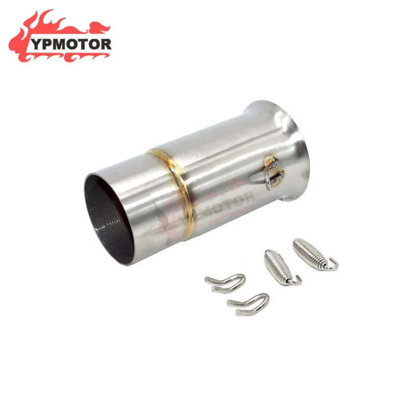 Motorcycle Slip On Middle Link Pipe Exhaust Muffler Mid Link Tube 60.5mm 72mm For 1290 Super Duke R GT SDR 2017-2018