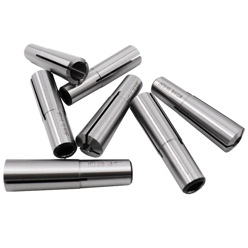 1Set Imperial Thread 3/8-16UNF MT2 Morse Tapper Collet Morse Penjepit Musim Semi Collet Presisi Alat untuk Penggilingan Mesin CNC