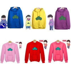 HOT Anime Osomatsu-san Matsuno Ichimatsu Hoodie Hoody Sweater Cosplay Costume Adult Boys Girls Jacket Coat Thicken 6 Colors XXL