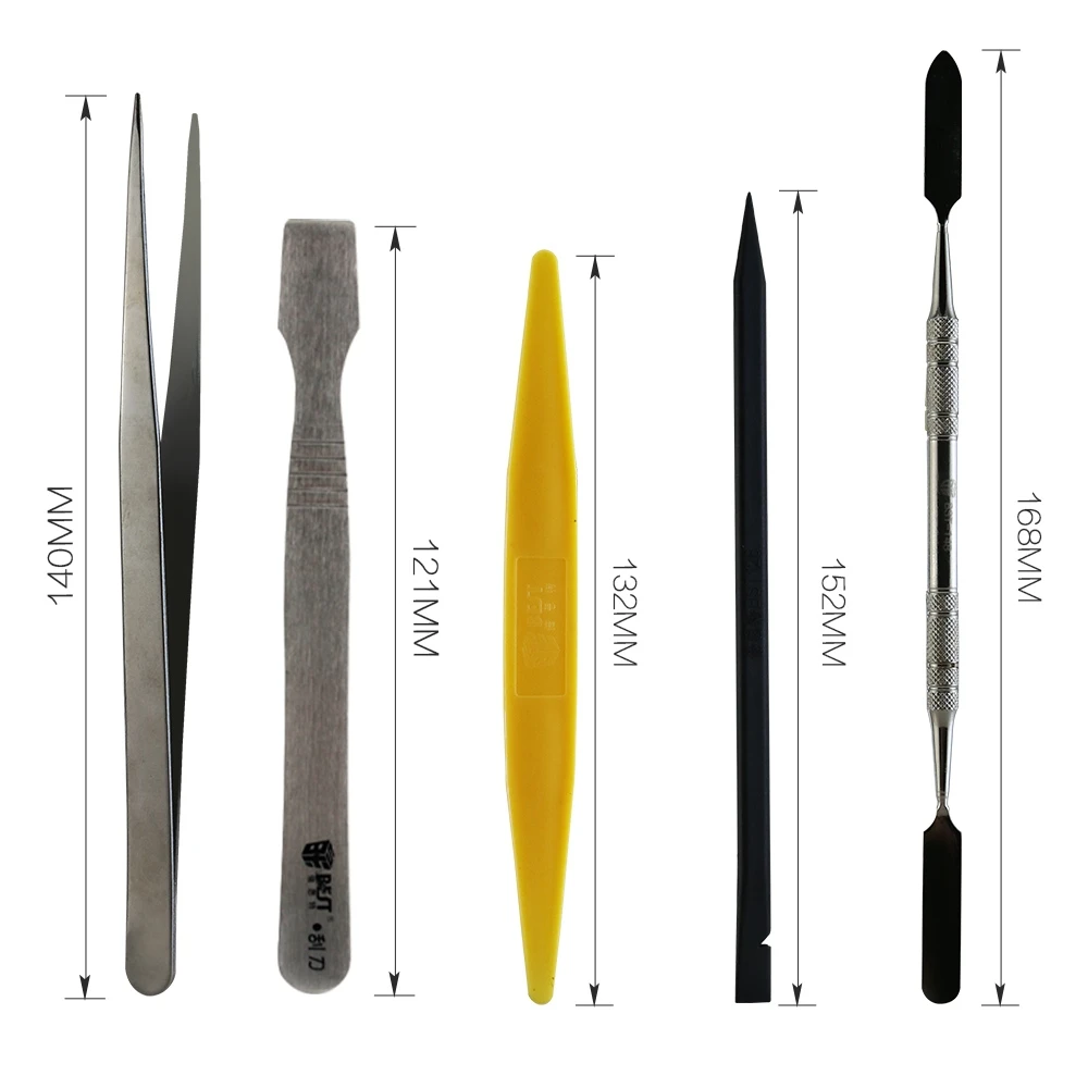 17Pcs Mobile Phone Repair Tools Kit Opening Screwdriver Set Tweezers Suction Cup Pry Repair Kit for iPhone Cell Phone Hand Tool