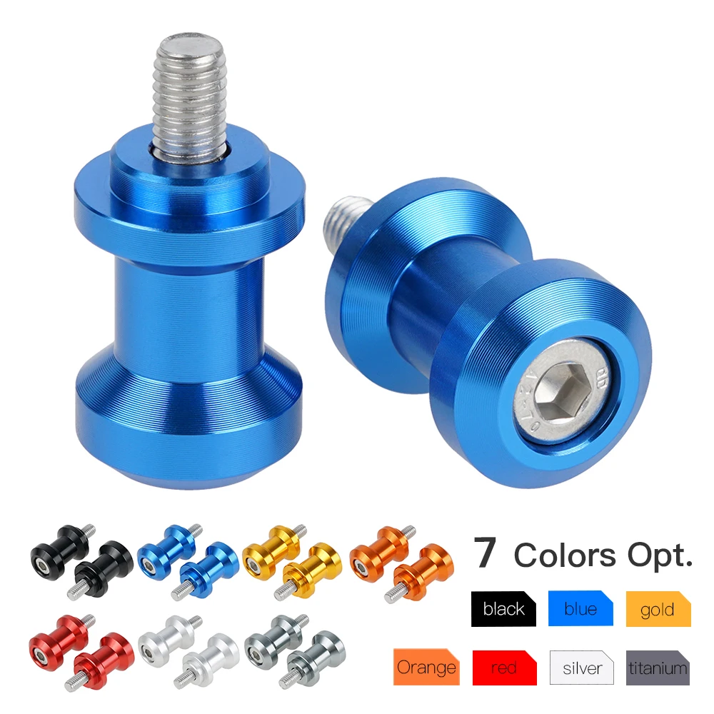 

Motorcycle 10mm Swingarm Spools Slider For KTM 690 SMC Duke 990 Supermoto 750 Yamaha TRX 850 YZF 1000R Thunderace Yamaha YZF 750