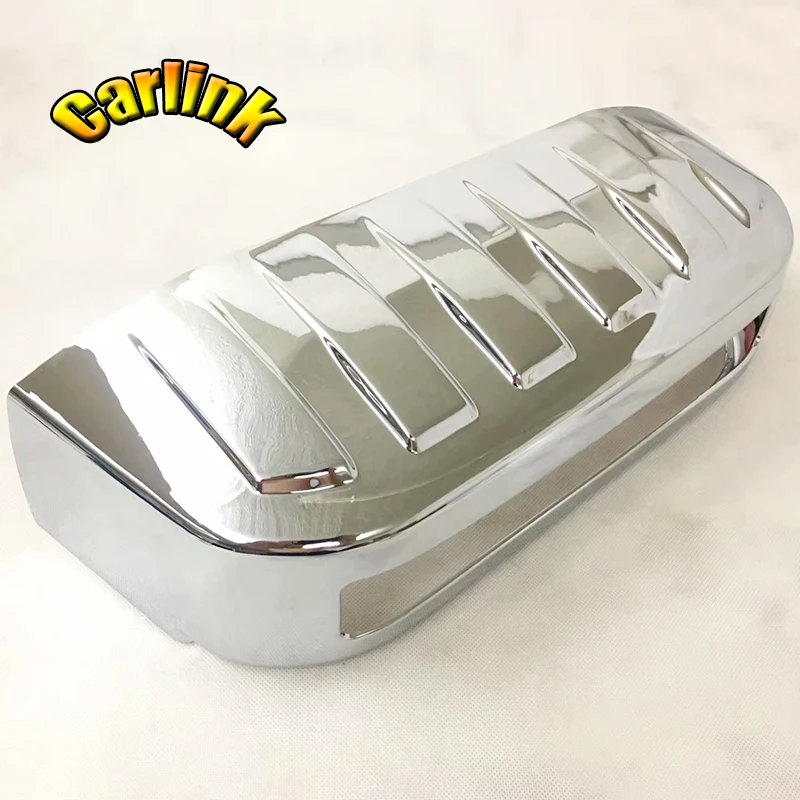 For Toyota Prado FJ150 FJ 150 2010-2017 ABS Chrome LICENSE FRAME cover trim Car Styling Accessories 1pcs