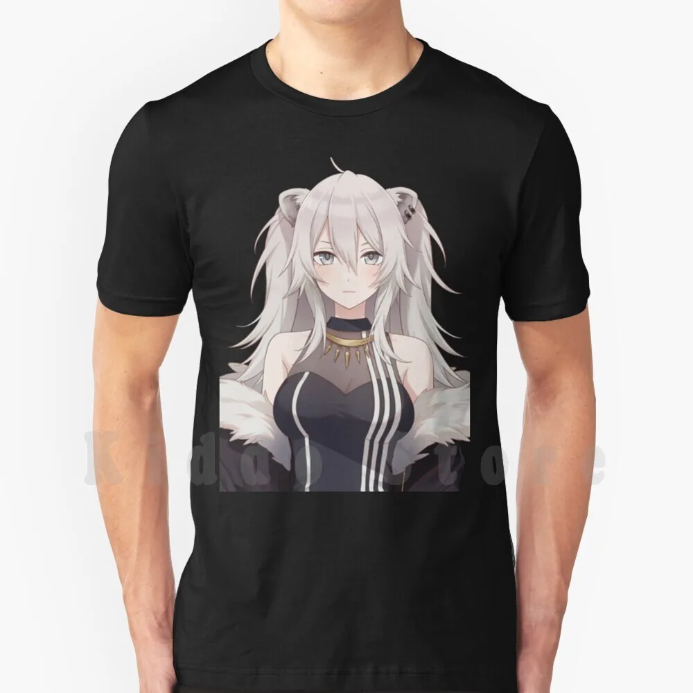 Shishiro Botan T Shirt Print For Men Cotton New Cool Tee Hololive Vtuber Anime Hololive Hololive Hololive Inugami Korone Kiryu