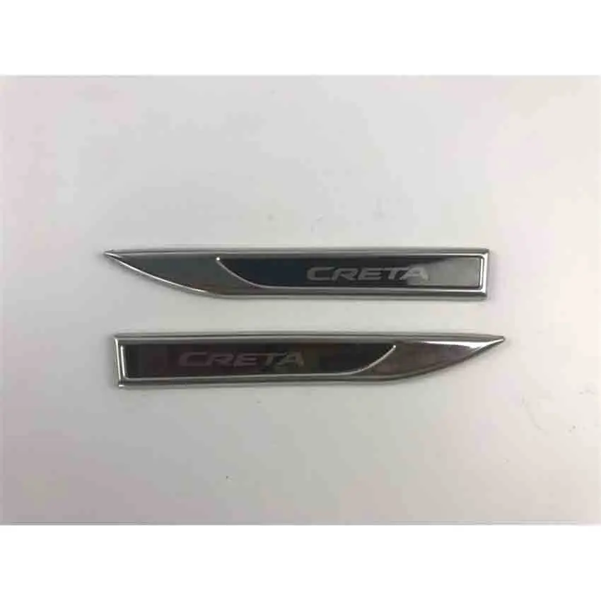 2pcs/lot stainless steel both sides Fender decoration cover for Hyundai CRETA IX25 car accessories