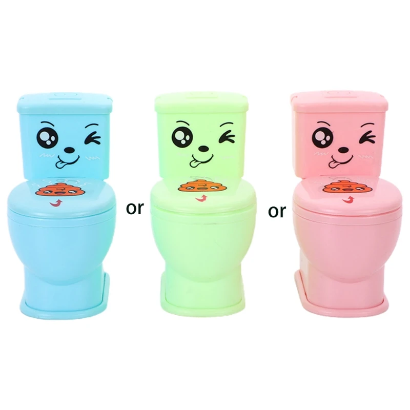 Toilettes amusantes pour enfants et adultes, jouet de blague pour garçons et filles, couleur aléatoire N1HB