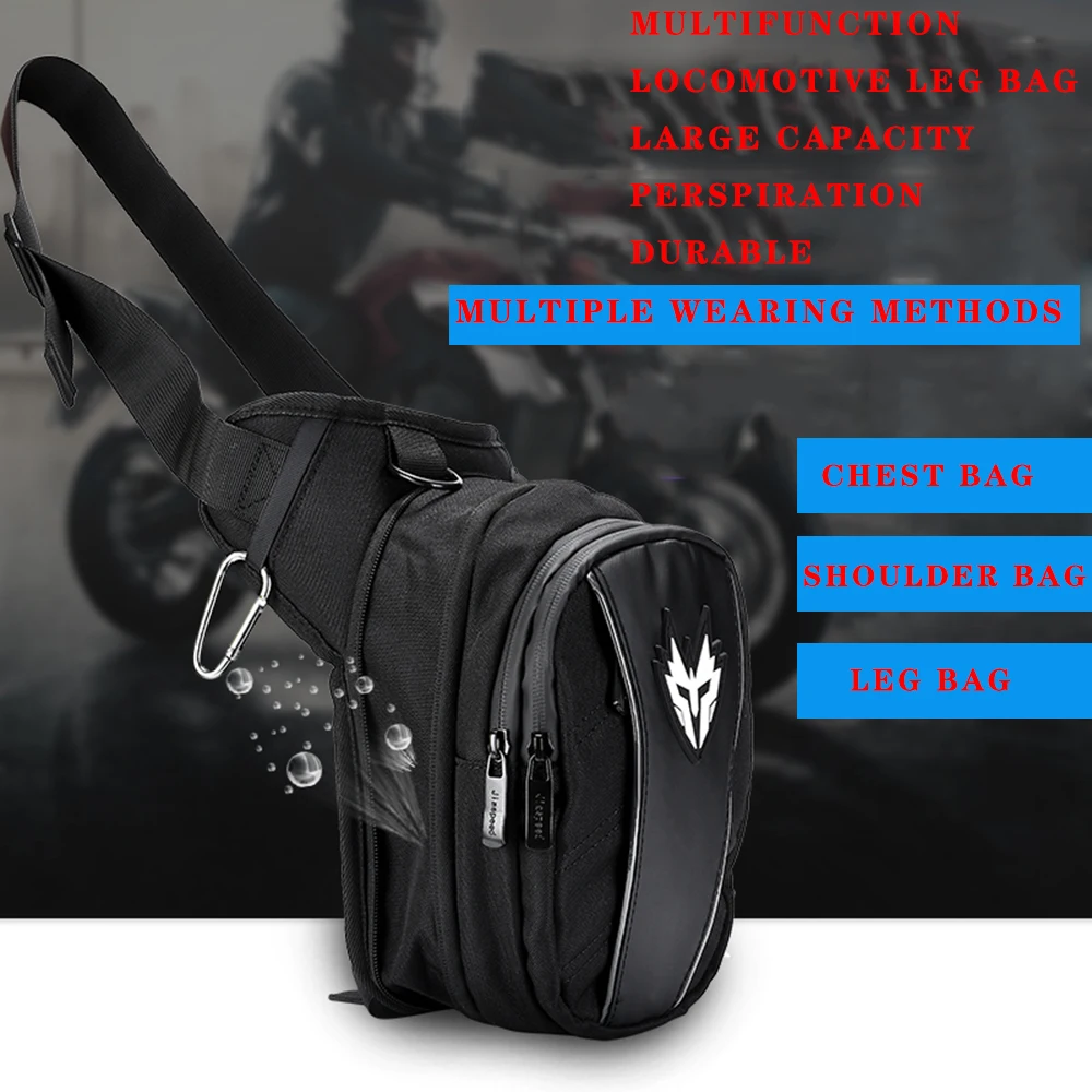 

motocycle leg bag /waist bag straddle bag /motorcycle ridingoutdoor sports portable side pockets fashion bag