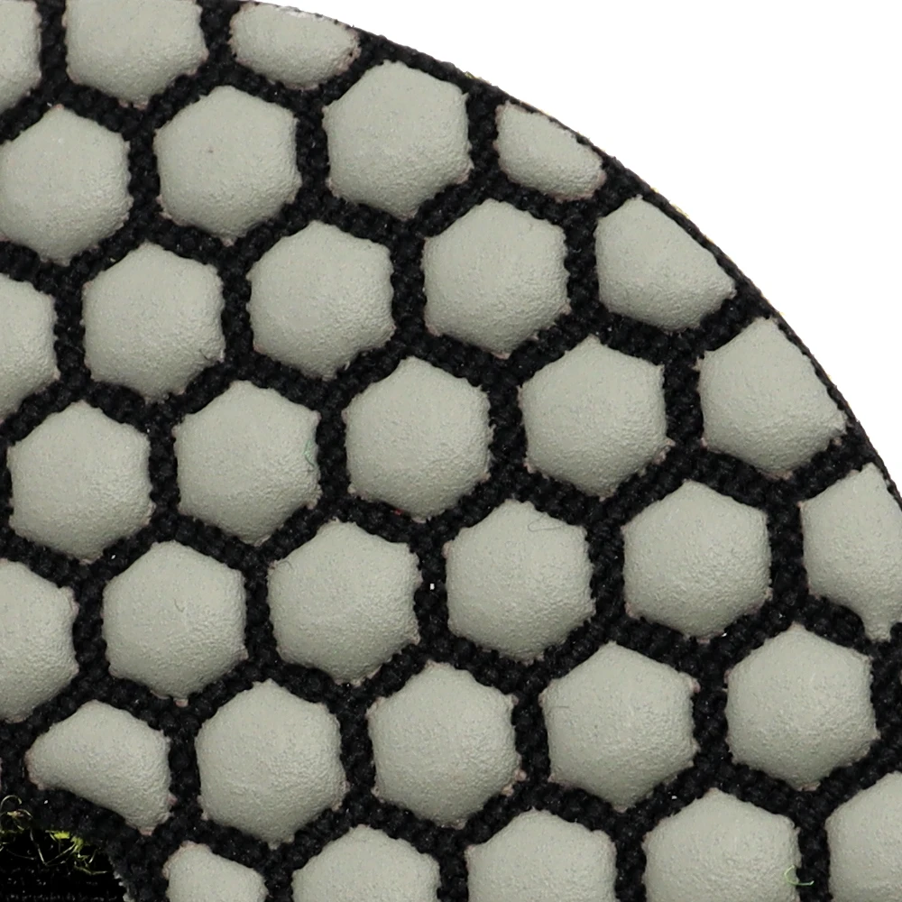 Imagem -05 - Polegada Almofada de Polimento a Seco 50-buff 100 mm Almofadas de Polimento de Diamante Flexível Novo Design Mármore Granito Pedra Telha Lixar Disco Peças