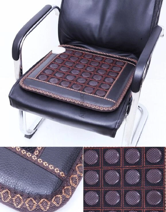 Jade cushion germanium cushion Tomalin far infrared heating health cushion boss chair cushion