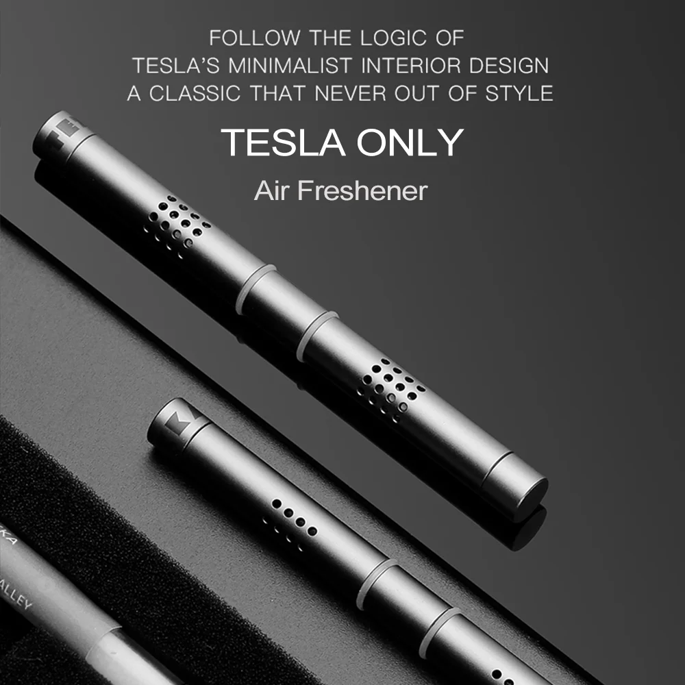 Voor Tesla Model 3 2021 Accessoires Model Y 2022 Auto Luchtverfrisser Parfum Aromatherapie Geur Geur Diffuser Drie