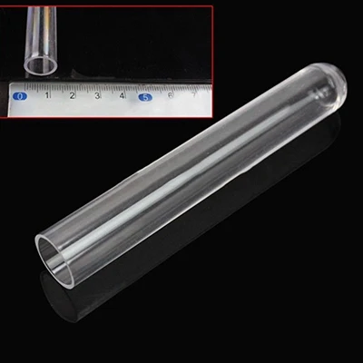 12X100มม.ใหม่อุปกรณ์ Lab หลอดทดสอบพลาสติกล้าง10ชิ้น/เซ็ต