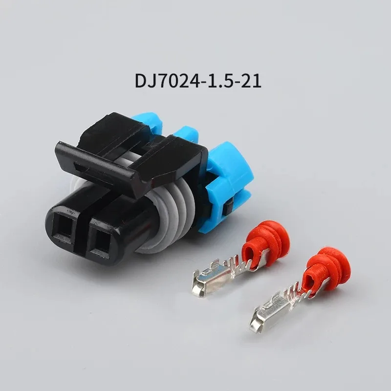 500SETS DJ7024-1.5-21 1.5mm 2Pin AMP Car Electrical Wire Connectors for VW,BMW,Honda,Toyota,NISSAN AND other models.