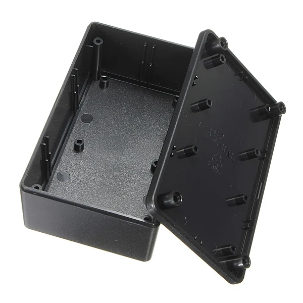 105x65x40mm Black Waterproof Enclosure Box Electronic Instrument Case ABS Plastic Cover Project for Relay Module