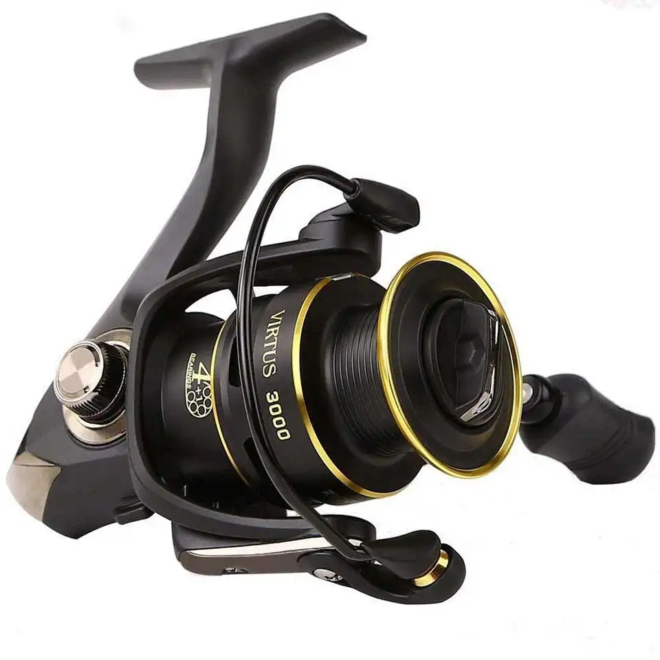 Original RYOBI fishing reel VIRTUS spinning reel 4+1 bearings 5.0:1/5.1:1 Ratio 2.5KG-7.5KG Power Japan reels with CNC handle