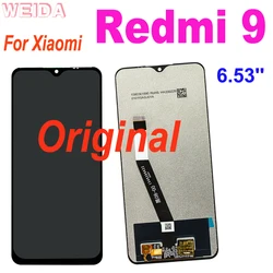 Original LCD 6.53'' For Xiaomi Redmi 9 LCD Display Touch Screen Digitizer Assembly Replacement With Frame For Redmi9 LCD Tools