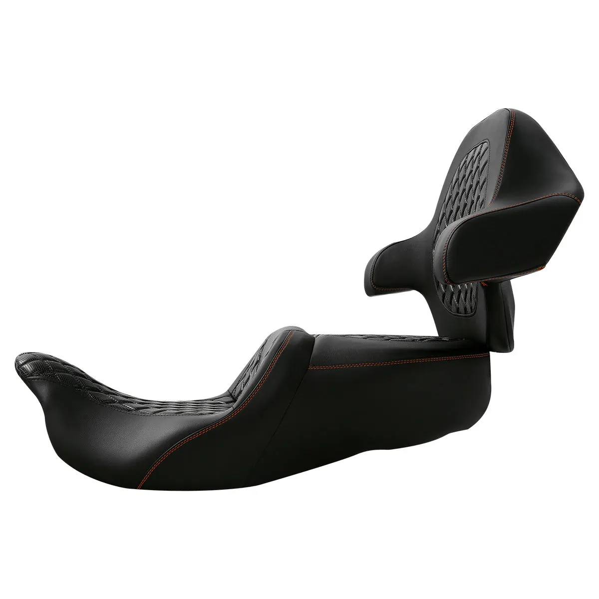 Motorcycle Two-Up Seat Backrest For Harley Touring Street Electra Glide Road King Ultra CVO 2009-2022 2019 Passenger Rider