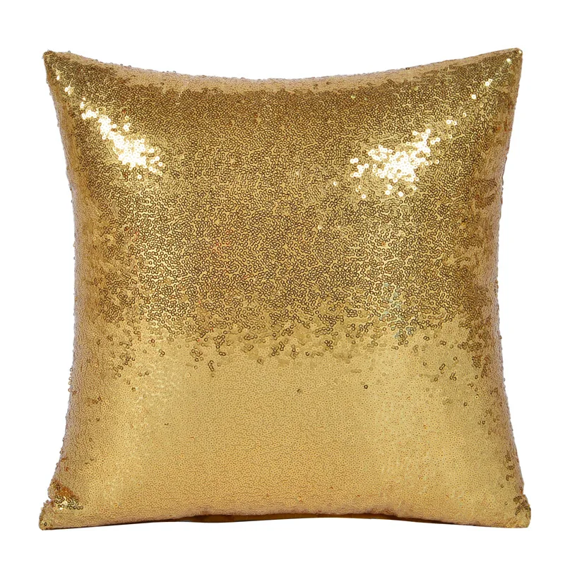 Shiny Sequin Cushion Cover 45x45cm 40x40cm Decorative Sofa Pillow Cover for Livingroom Bedroom Car Home Decor Pillowcase