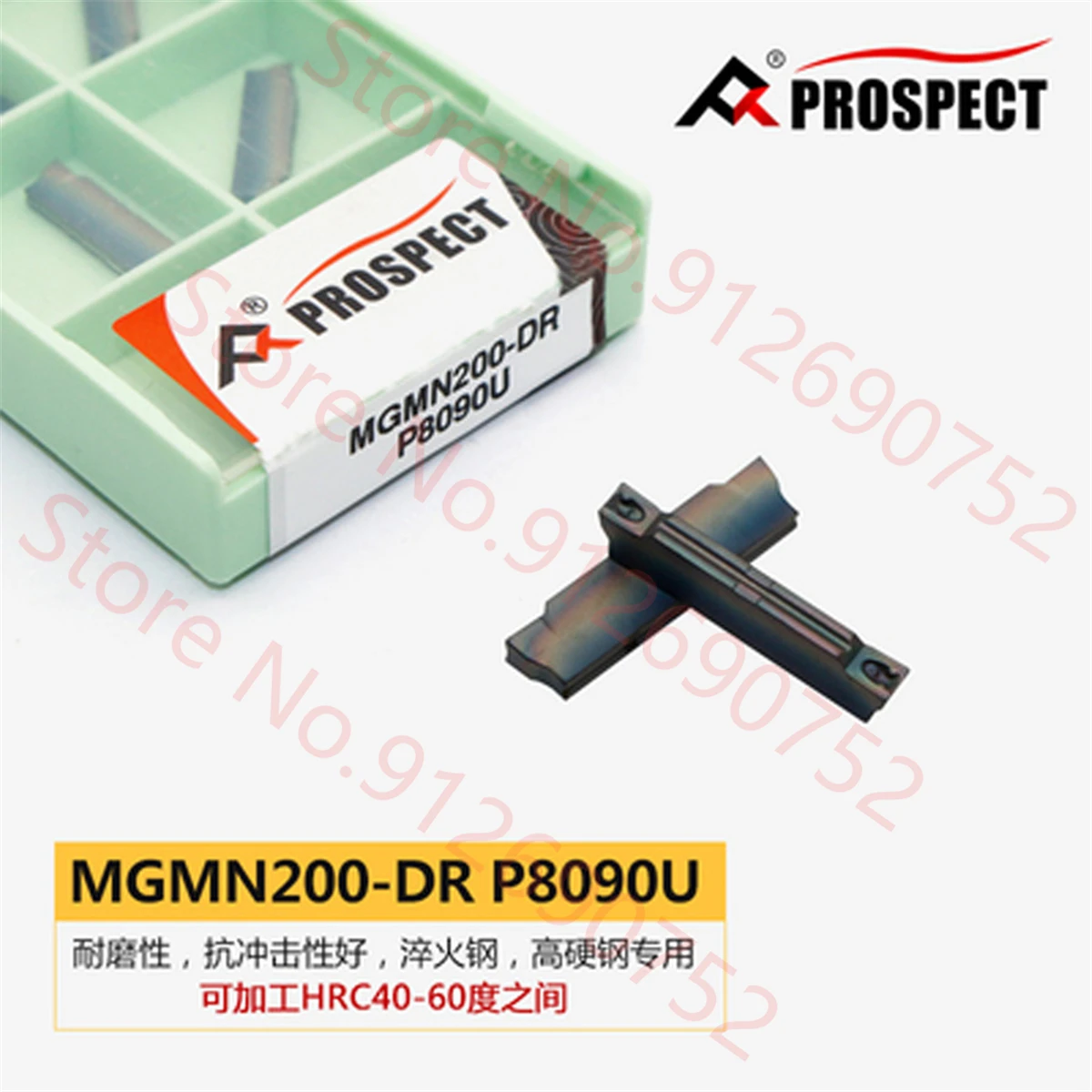 Imagem -03 - Inserção de Carboneto Prospect Inserções Mgmn Mgmn150 Mgmn200 Mgmn250 Mgmn300 Mgmn400 Mgmn500 P8090u