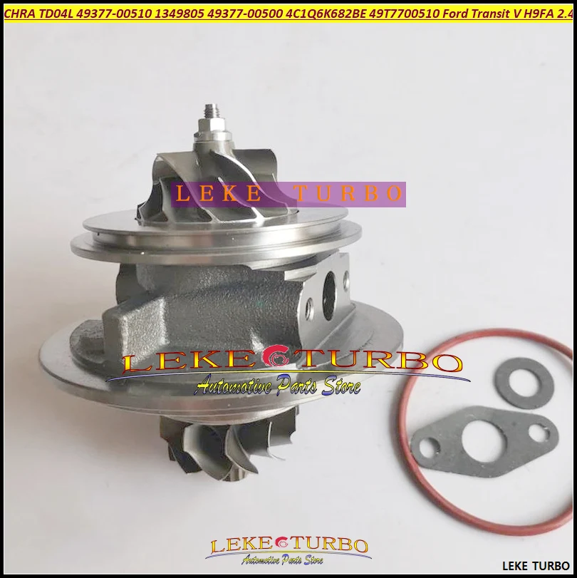 Turbo Cartridge CHRA TD04L 49377-00510 1349805 49377-00500 4C1Q6K682BE 4C1Q6K682BD 49T77-00510 For Ford Transit V H9FA 2.4L TDCI