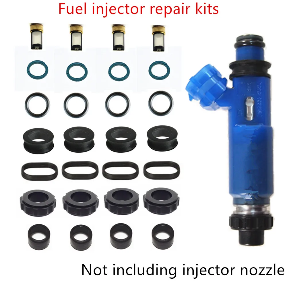 4sets For Mitsubishi Pajero V33/V73 Mazda MX-5 Part # 195500-3030 MD337896 fuel injector repair kits  AY-RK102A