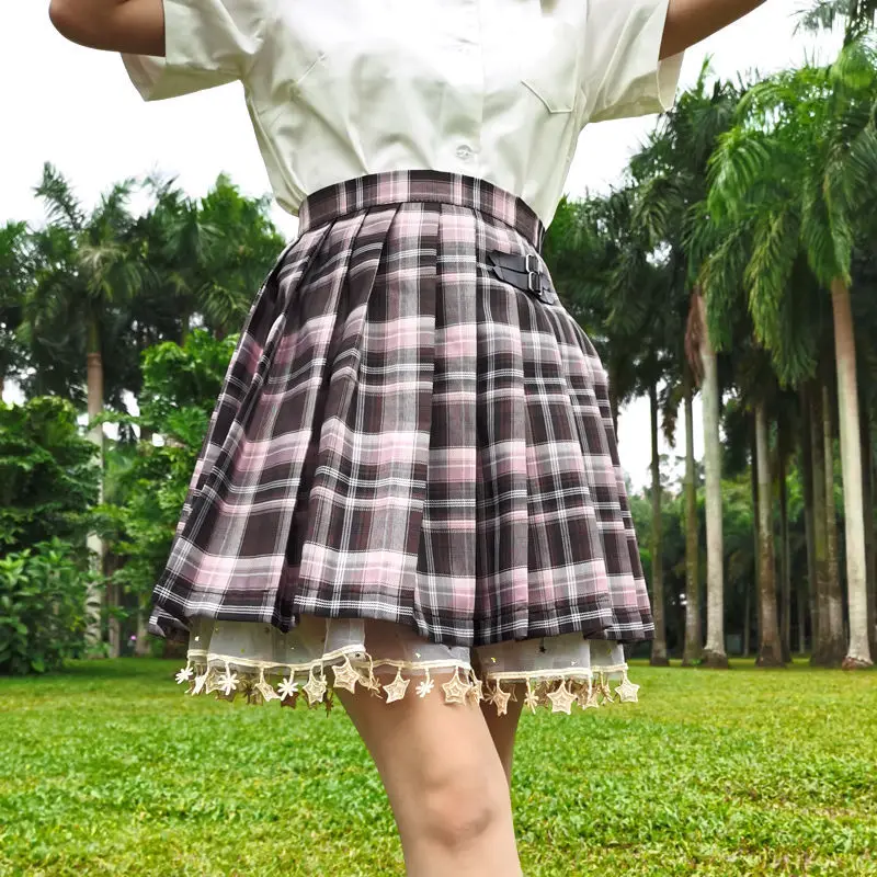 2021 Mới JK Váy Quần Shorts Đáy Dễ Thương Bí Ngô Quần An Toàn Quần Bloomers Chống Ánh Sáng Sao Gạc Lolita Quần Short kawaii Bé Gái