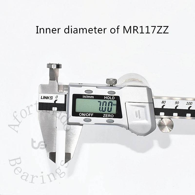 MR117ZZ miniatur bantalan 10 buah 7*11*3(mm) Gratis pengiriman baja krom segel logam kecepatan tinggi suku cadang peralatan mekanis