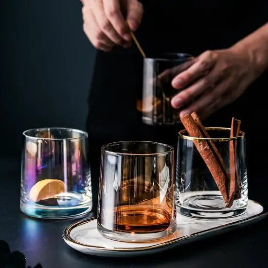 

Dazzle glass glass transparent whisky glass beer juice drink cup