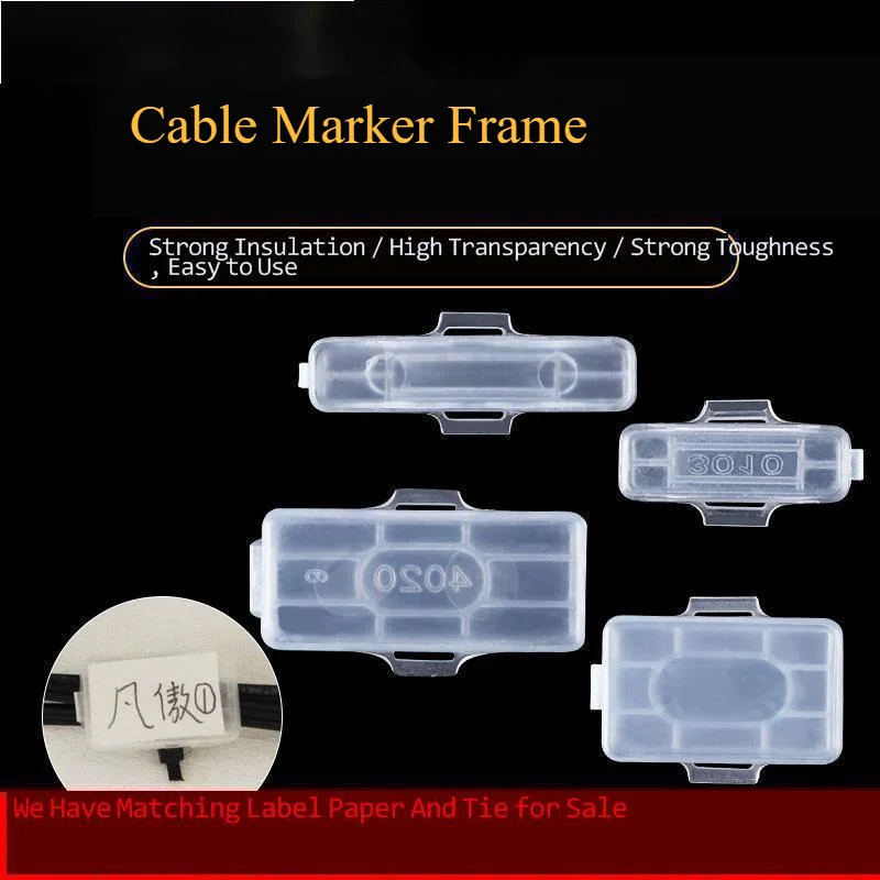Cable Marker , 3010 , 4020 , Cable Marker  Frame ,  Plastic Label Sign Frame , Sign Tag, Hang Tag