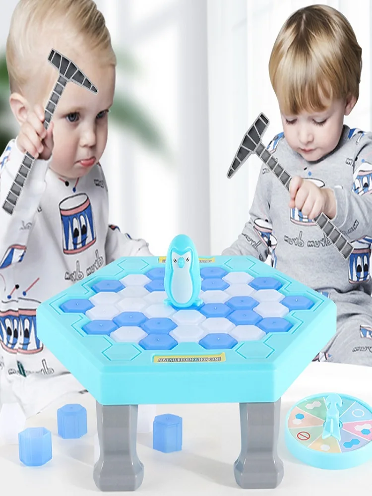 Save The Penguin Penguin Ice Breaking Great Family Funny Desktop Game Kid Toy Gifts Who Make The Penguin Fall Off Lose This Game