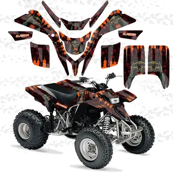ATV Personality Graphic Background Decal Sticker Set For Yamaha BLASTER 200 YFS 200 1988 -2006 2005 2004 2003 2002 2001 2000