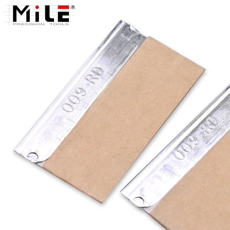 MILE 100 Blades/Box Imported Metal Razor 1PC 39mm*19mm Cleaning Scraper Vinyl Film Window Tint Glue Remove Tool