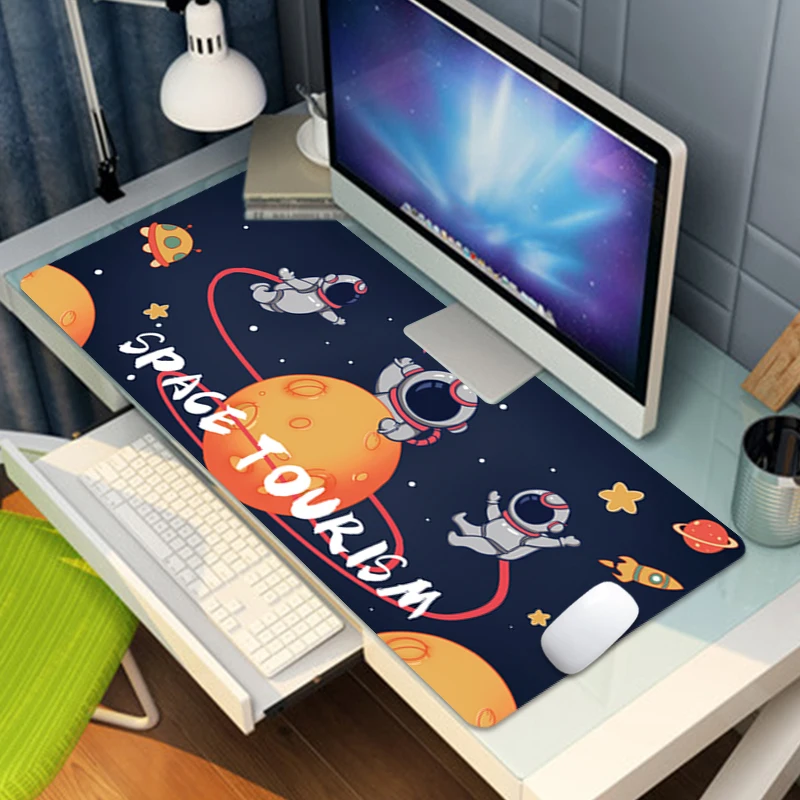 30*80cm Large Mouse Pad Universe Starry-Sky Family Laptop Gamer Rubber Mouse Mat MousePad Desk Gaming Mousepad Cup Mat