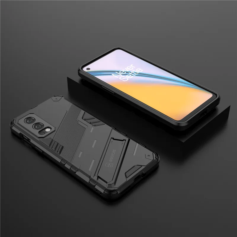 For Oneplus Nord 2 5G Shockproof Rugged Armor Stand Protector Phone Shell For One plus Nord2 5G Magnetic Car Holder Case Cover