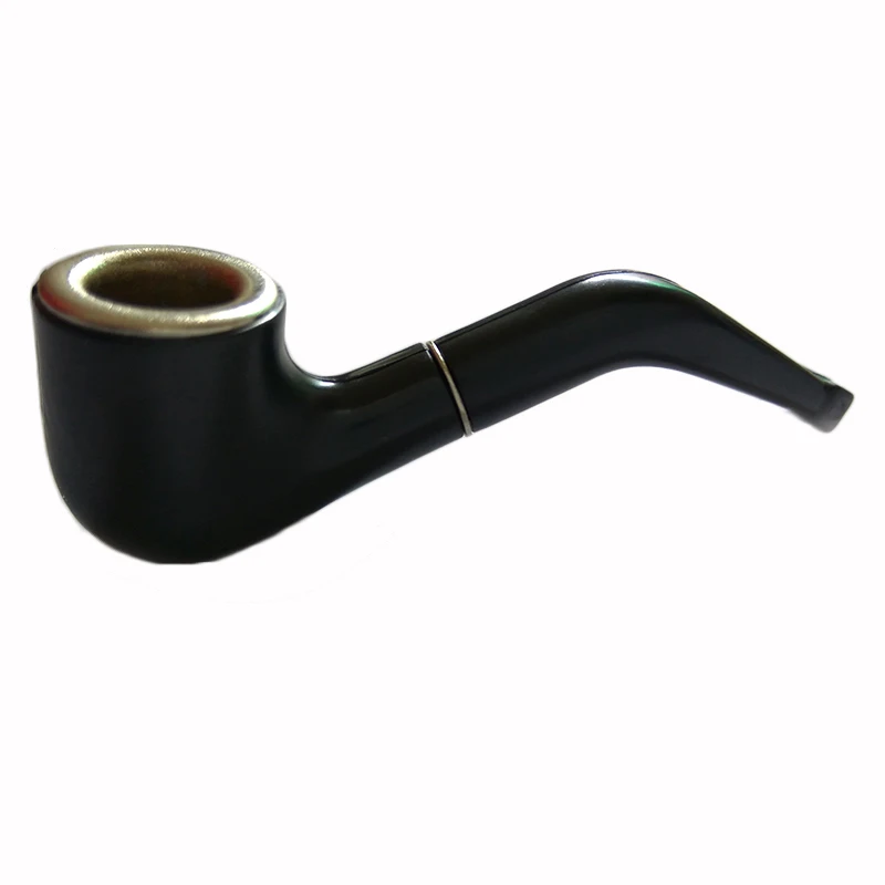 2 Pcs Pipe Black Hookah Durable Mini Delicate Smoking Pipe Tobacco Pipe Smoke Mouthpiece Tobacco Pipes Cigarette Holder