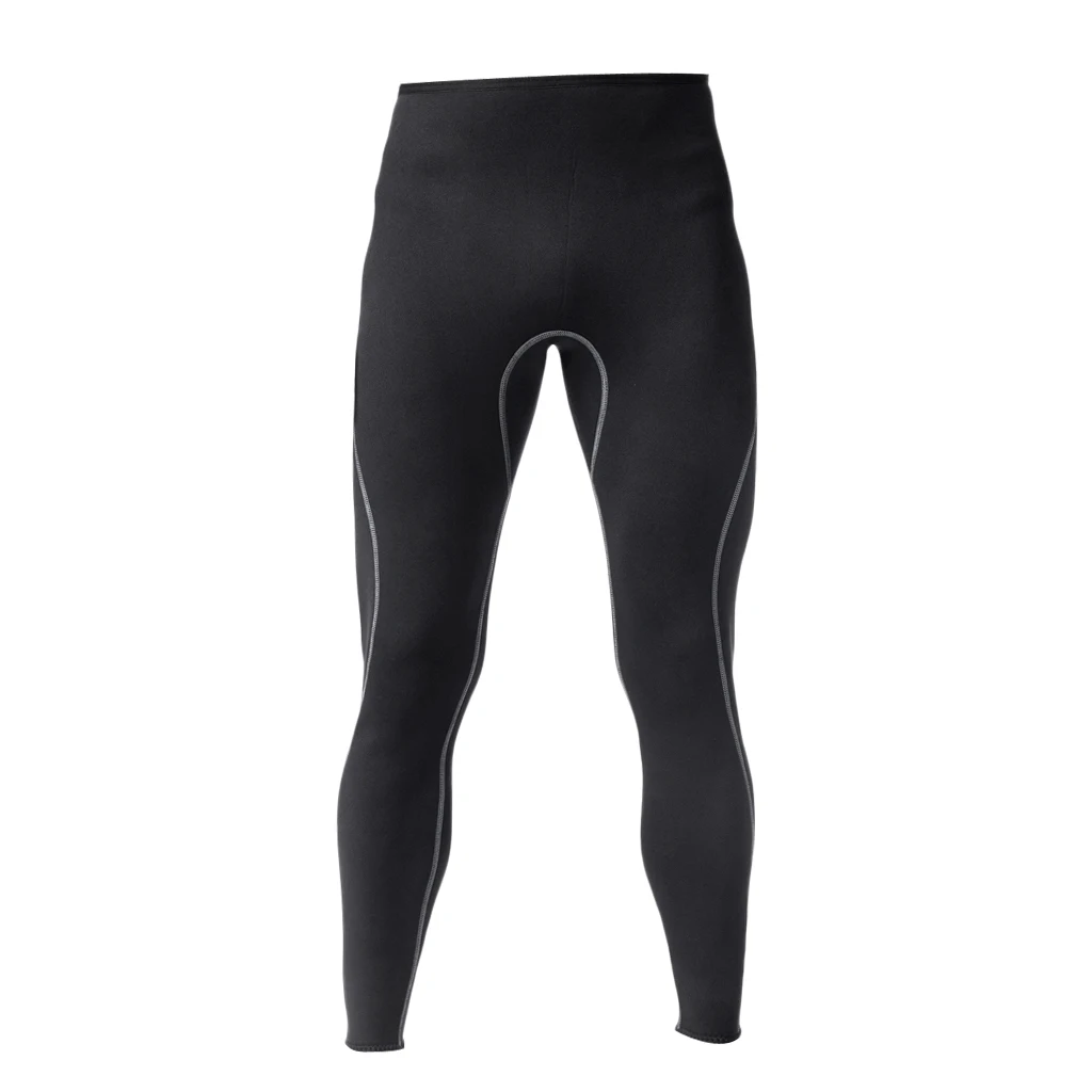 Mens Wetsuit Pants Anti UV Trousers Black Neoprene Surfing Swimming Warm Trousers Leggings TightsFull Bodys Size S-XL Snorkeling