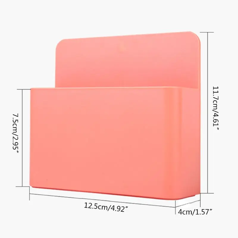 Fridge Magnet Magnetic Storage Box Grid Plastic Pen Pencil Organizer Save Space Kitchen Storage